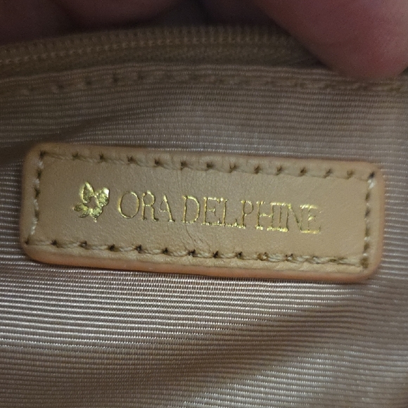 Ora Delphine Leather Teal Satchel - Picture 9 of 13